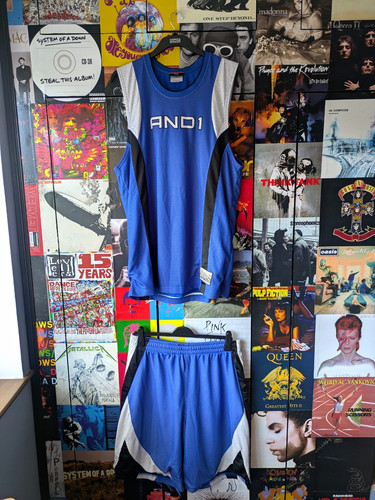 And1 blue basketball jersey - blue,